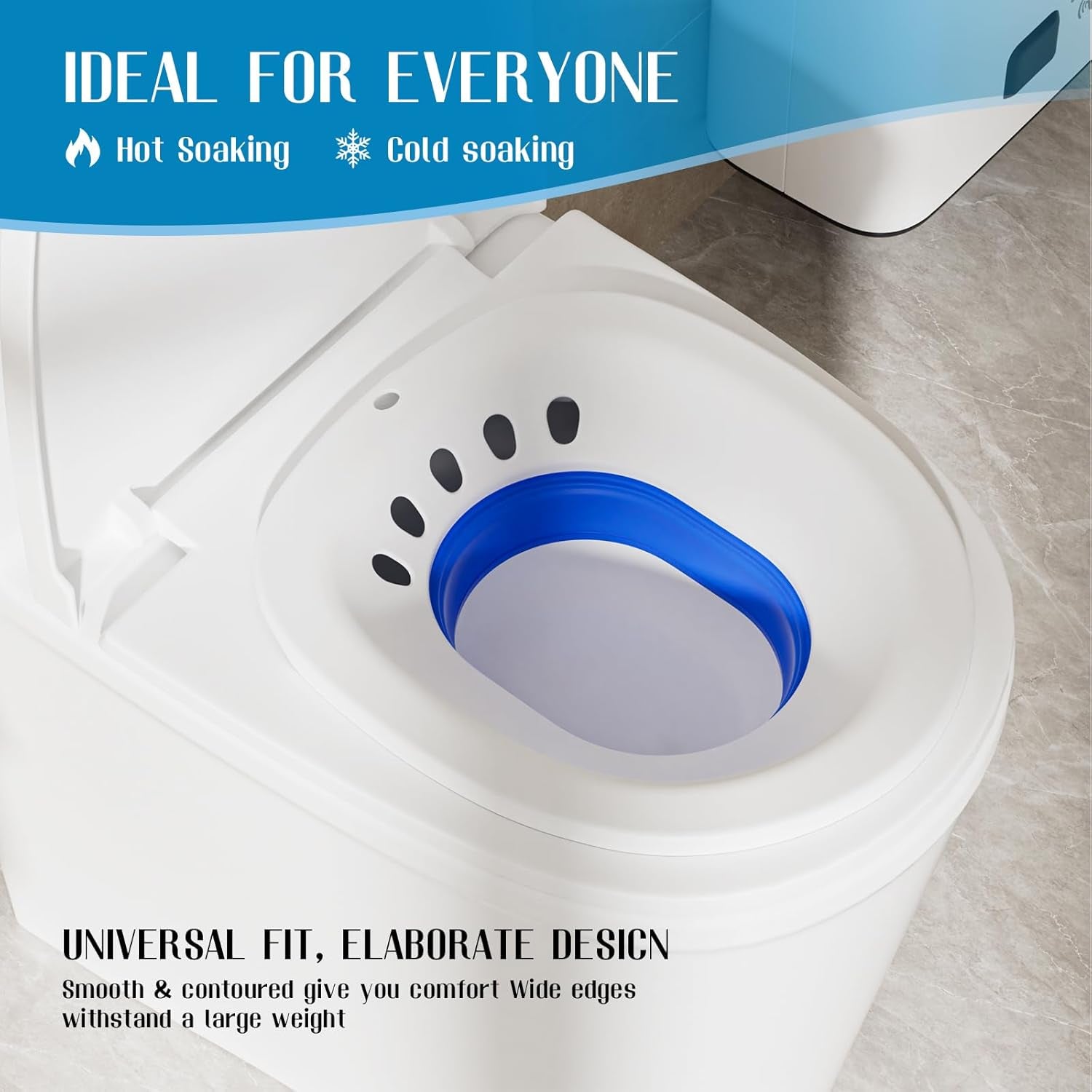 Sitz Bath,Sitz Bath for Hemorrhoids, Sitz Bath for Toilet Seat, Sitz Bath for Po